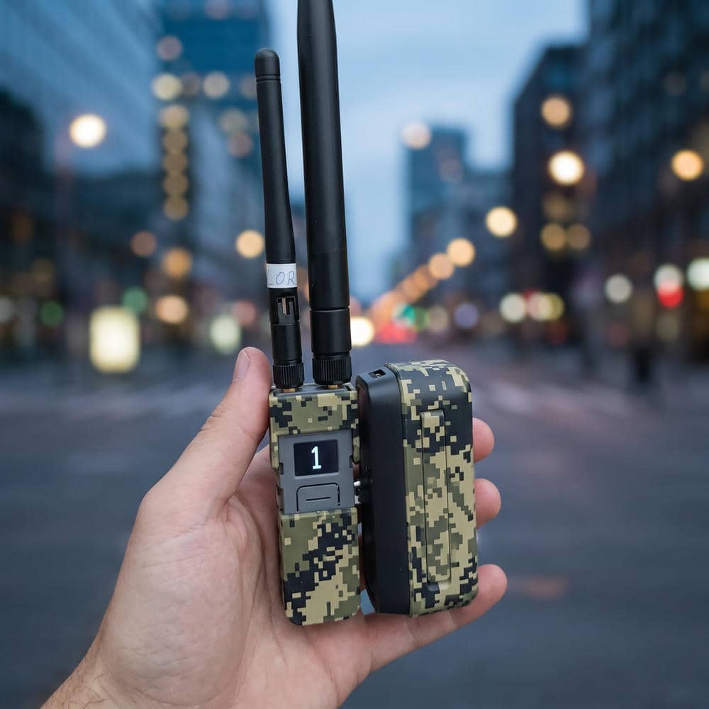 D.A.R.S. receiver in use in the field