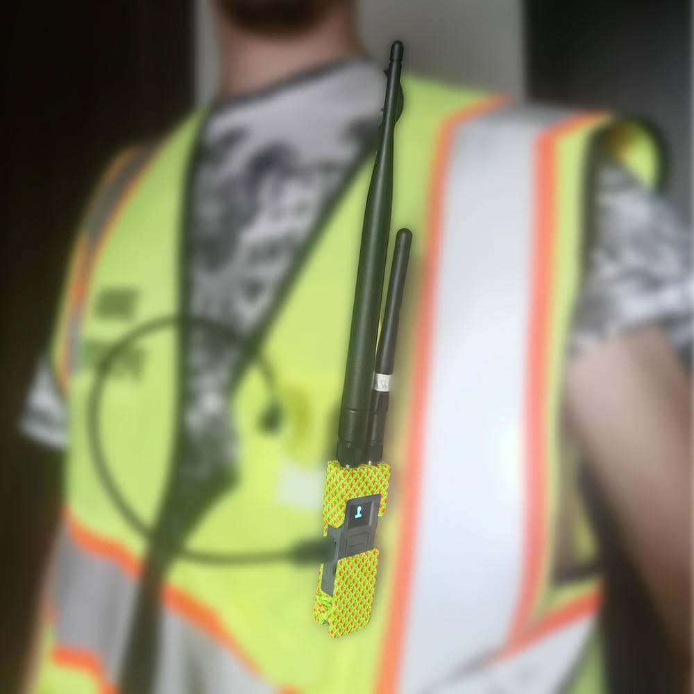 D.A.R.S. receiver in use