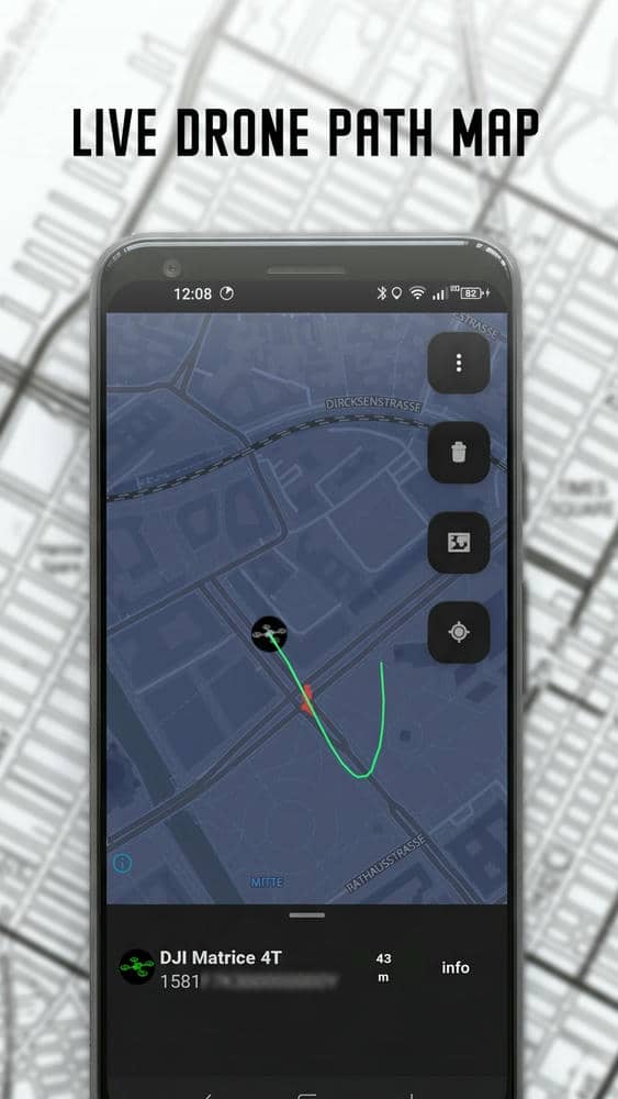 D.A.R.S. Android app — live detection screen